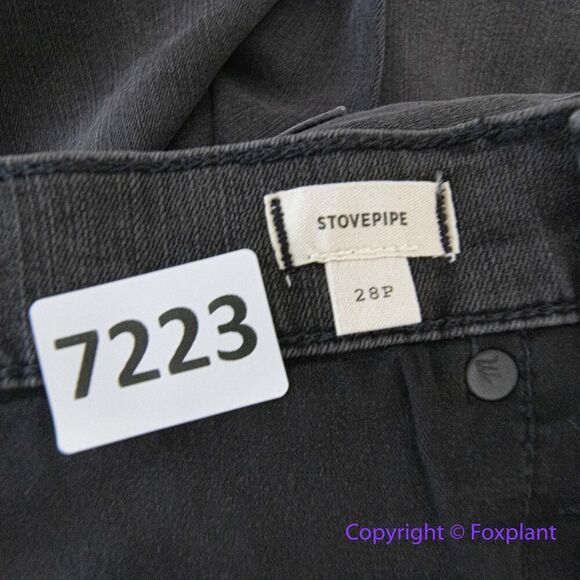 New! Madewell Petite Stovepipe Jeans‎ in Banberry Wash: Raw-Hem, P28 - Picture 13 of 16